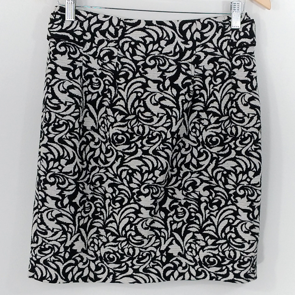 Trulli Petite Damask Skirt Size 4P Petite
